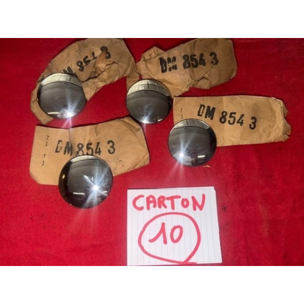 4 enjoliveurs neuf Citroën ID 19 1ère génération 1957 à 1960 référence DM 854-3