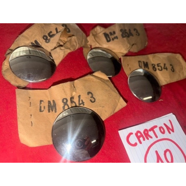 4 enjoliveurs neuf Citroën ID 19 1ère génération 1957 à 1960 référence DM 854-3