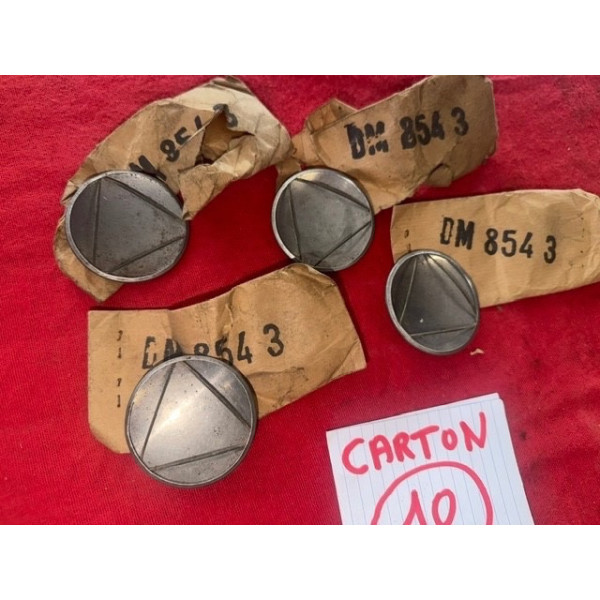 4 enjoliveurs neuf Citroën ID 19 1ère génération 1957 à 1960 référence DM 854-3