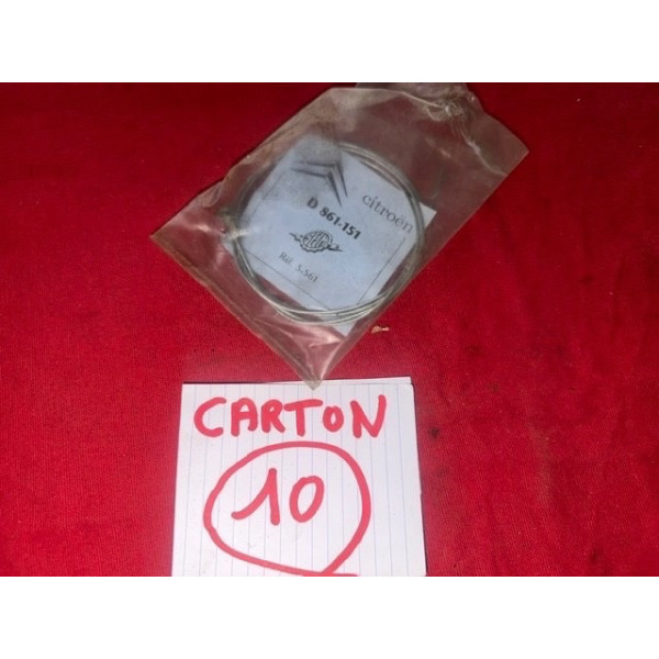 câble de verrouillage du capot moteur (câble de capot) pour la Citroën DS et ID