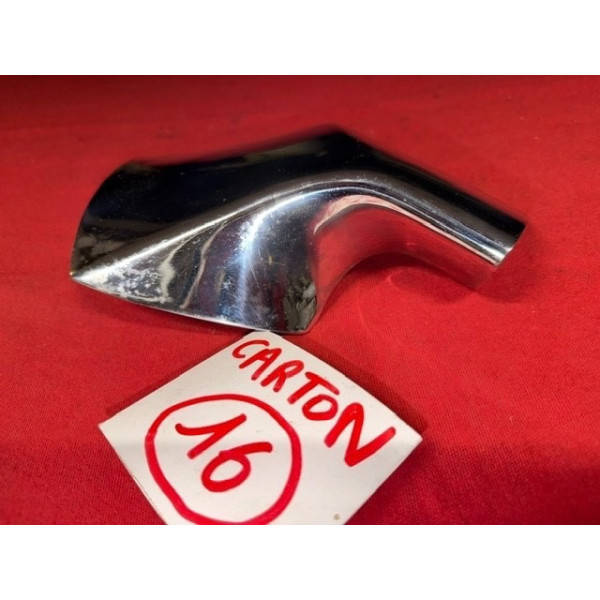 Angle droit de pare choc avant Zamac chrome Citroën DS 19 1ère génération