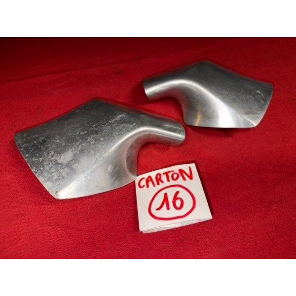 Angle droit et gauche pare choc avant alu Citroën ID19 1ère génération 1957 à 1962