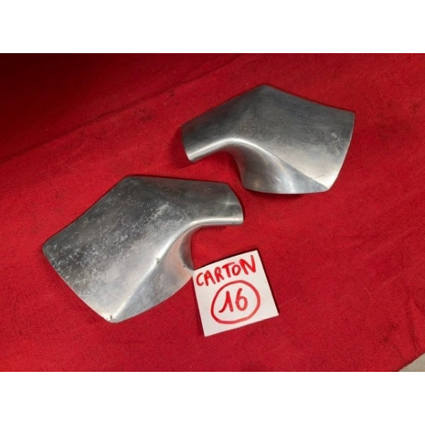Angle droit et gauche pare choc avant alu Citroën ID19 1ère génération 1957 à 1962