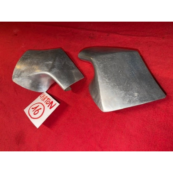 Angle droit et gauche pare choc avant alu Citroën ID19 1ère génération 1957 à 1962