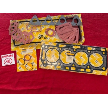 Pochette de joints rodage d'origine NOS ouverte complète Renault 20 TS TX