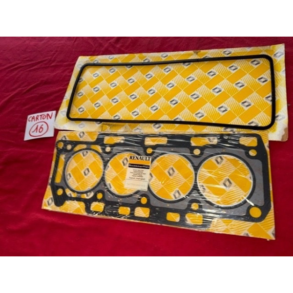 Joint de culasse + cache culbu d'origine NOS Renault 20 TS TX