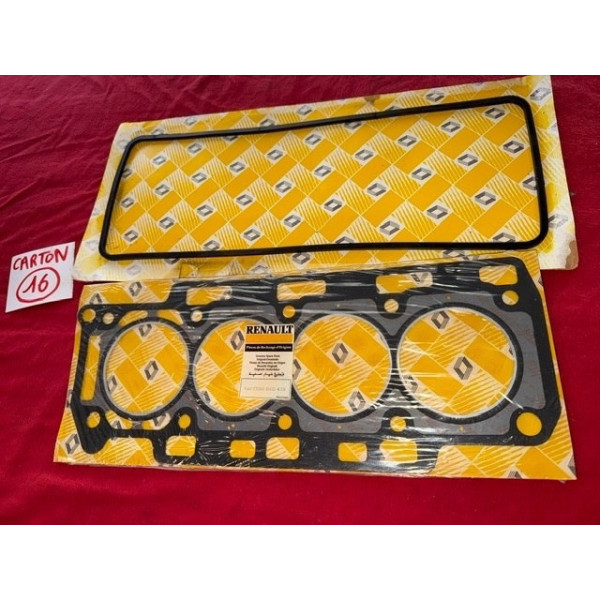 Joint de culasse + cache culbu d'origine NOS Renault 20 TS TX