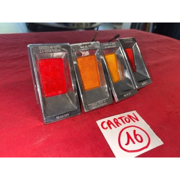 4 veilleuses éclairantes AV et ARR Citroën SM Maserati export USA