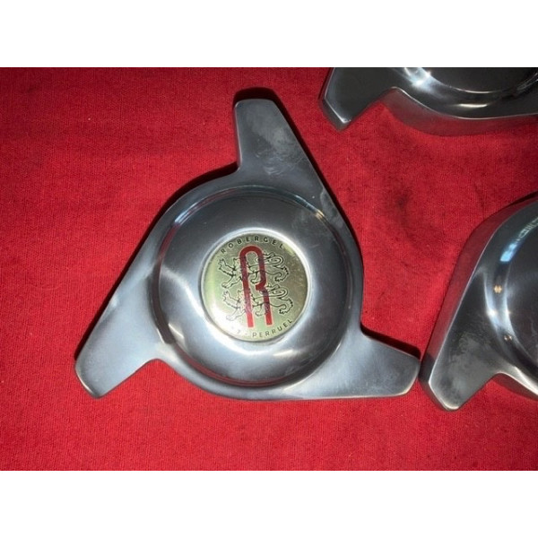 4 papillons neuf enjoliveurs Robergel Citroën DS Peugeot 203 403 Renault Floride