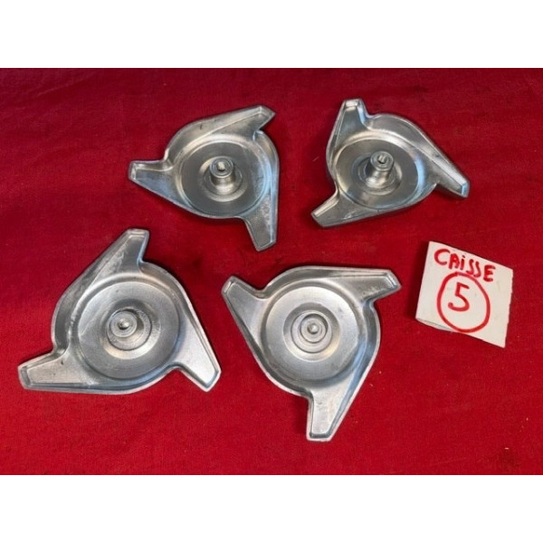 4 papillons neuf enjoliveurs Robergel Citroën DS Peugeot 203 403 Renault Floride