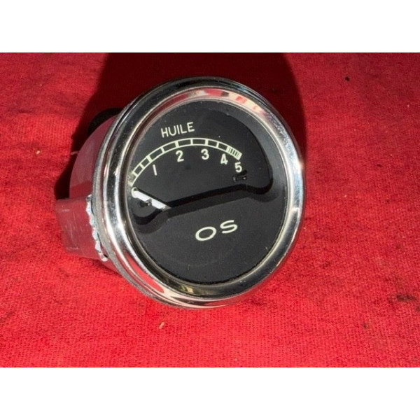 Manomètre électrique 12V diamètre 52mm pression huile moteur Renault Citroën