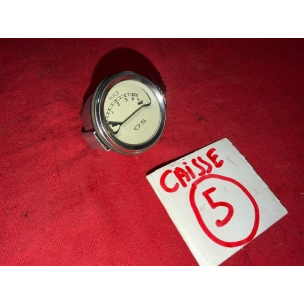 Manomètre électrique 12V diamètre 52mm pression huile moteur Renault Citroën