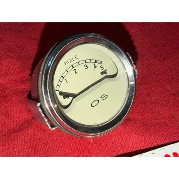 Manomètre électrique 12V diamètre 52mm pression huile moteur Renault Citroën