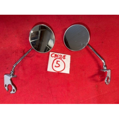 2 rétroviseurs neufs - supports sur poignée Citroën Traction avant