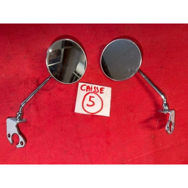 2 rétroviseurs neufs - supports sur poignée Citroën Traction avant