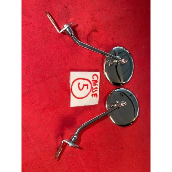 2 rétroviseurs neufs - supports sur poignée Citroën Traction avant