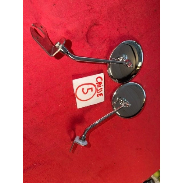 2 rétroviseurs neufs - supports sur poignée Citroën Traction avant