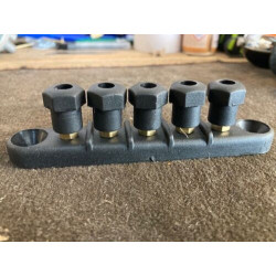 PLAQUE RACCORDEMENT ELECTRIQUE 5 BORNES NEUVES RENAULT PEUGEOT CITROEN SIMCA