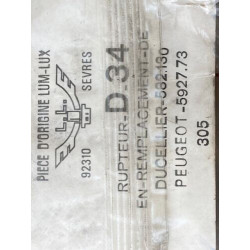 RUPTEUR ALLUMEUR DUCELLIER ORIGINE PEUGEOT 305 CITROEN CX