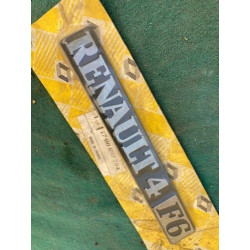 MONOGRAMME NEUF ORIGINE NOS RENAULT 4 F6 FOURGONNETTE