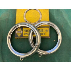 2 CERCLES DE PHARES RENAULT 10 NOS NEUF ORIGINAL