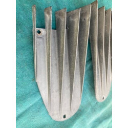 2 CACHES SOUS JUPE AVANT CITROEN CX GTI 2400 2500 PRESTIGE ET GTI TURBO