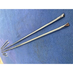 JEU DE 6 BAGUETTES NEUVE INOX POLI ALPINE A110 1300G OU 1600S