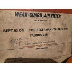 FILTRE A AIR NEUF FORD 12M 15M 17M 20M TS TRANSIT