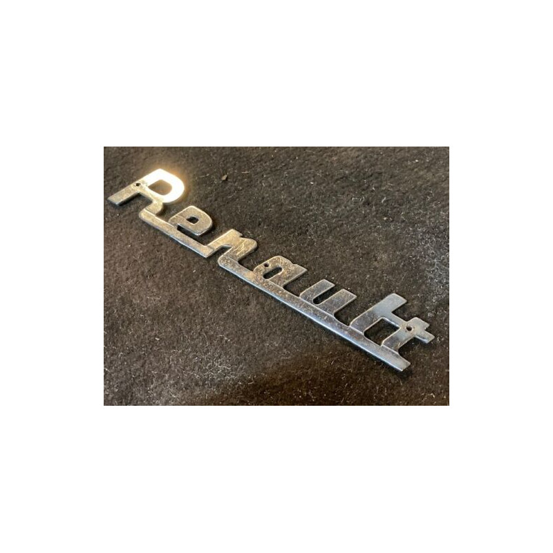 BADGE CARROSSERIE D'EPOQUE RENAULT ANNEE 50