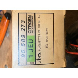 JEU DE PLAQUETTES DE FREIN NEUVES ORIGINAL CITROEN BX