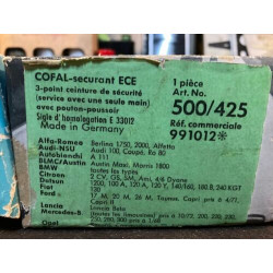 2 CEINTURES DE SECURITE ACCESSOIRE NEUF CITROEN SM DS GS 2CV ALFA ROMEO 2000