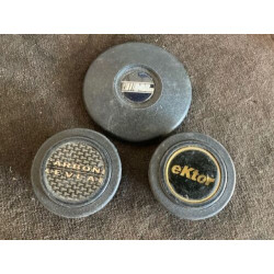 3 CENTRES DE VOLANT MOTOLITA DIVERS PETIT ET GRAND MODELE ANNEES 60 70 80