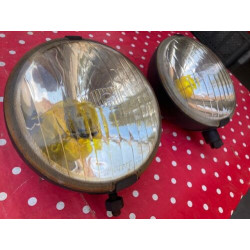 2 PHARES CIBIE DELAGE DELAHAYE RENAULT PEUGEOT CITROEN HOTCHKISS CHENARD ET WALKER