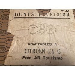 POCHETTE DE JOINTS D'ANCETRES NEUF D'EPOQUE EXCELSIOR CITROEN C4 G