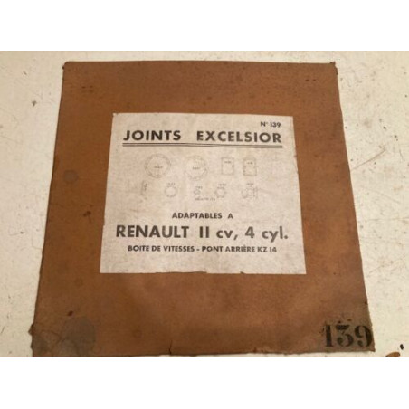 POCHETTE DE JOINTS D'ANCETRES NEUF D'EPOQUE EXCELSIOR RENAULT 11CV