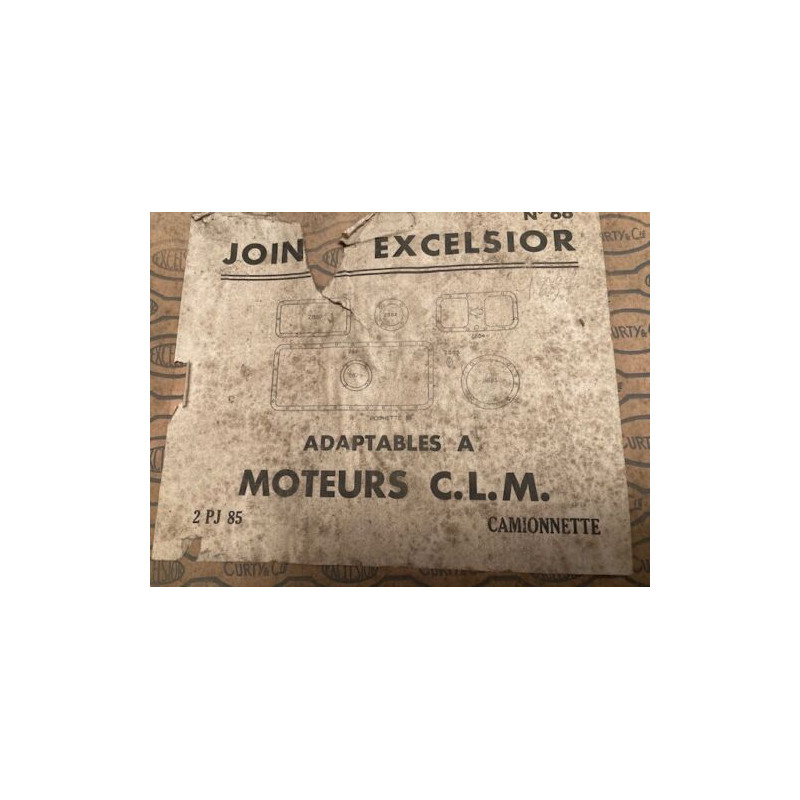 POCHETTE DE JOINTS D'ANCETRES NEUF D'EPOQUE EXCELSIOR CLM