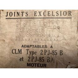 POCHETTE DE JOINTS D'ANCETRES NEUF D'EPOQUE EXCELSIOR CLM