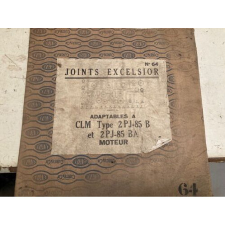 POCHETTE DE JOINTS D'ANCETRES NEUF D'EPOQUE EXCELSIOR CLM