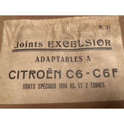 POCHETTE DE JOINTS D'ANCETRES NEUF D'EPOQUE EXCELSIOR CITROEN C6 F