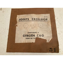 POCHETTE DE JOINTS D'ANCETRES NEUF D'EPOQUE EXCELSIOR CITROEN C6 G