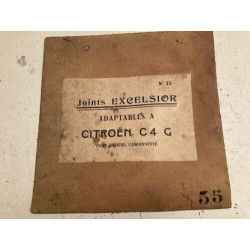POCHETTE DE JOINTS D'ANCETRES NEUF D'EPOQUE EXCELSIOR CITROEN C4 G