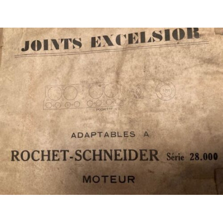 POCHETTE DE JOINTS D'ANCETRES NEUF D'EPOQUE EXCELSIOR ROCHET-SCHNEIDER