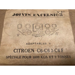 POCHETTE DE JOINTS D'ANCETRES NEUF D'EPOQUE EXCELSIOR CITROEN C6