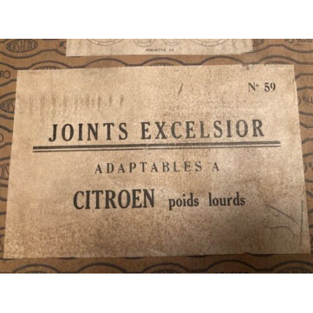 POCHETTE DE JOINTS NEUF D'EPOQUE EXCELSIOR CITROEN POIDS LOURD