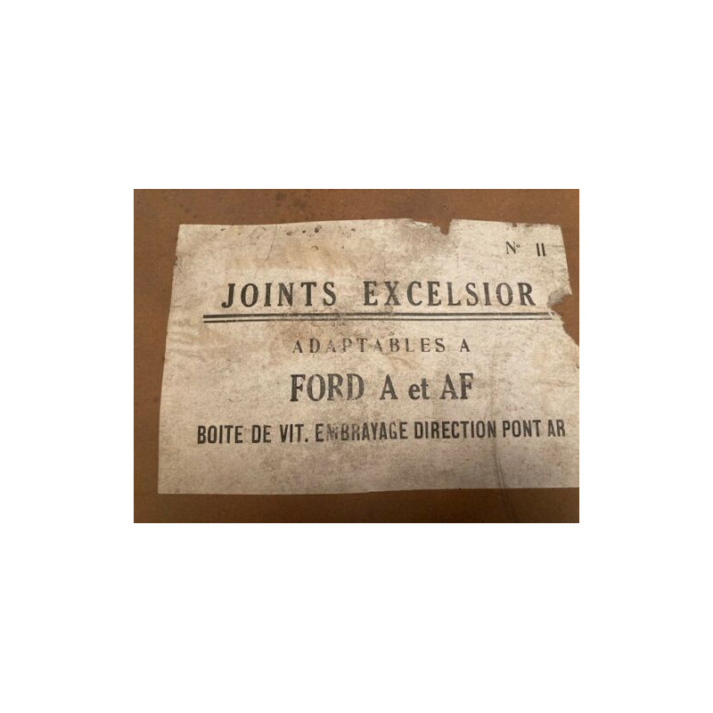 POCHETTE DE JOINTS NEUF D'EPOQUE EXCELSIOR FORD A ET AF