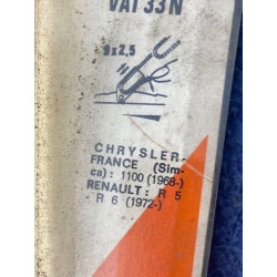 2 ESSUIE GLACE NEUF ORIGINAL RENAULT 5 TL TS LS GTL ALPINE