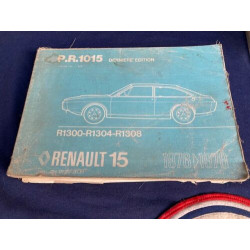 MANUEL PIECES DE RECHANGE PR1015 RENAULT 15 1976 A 1978