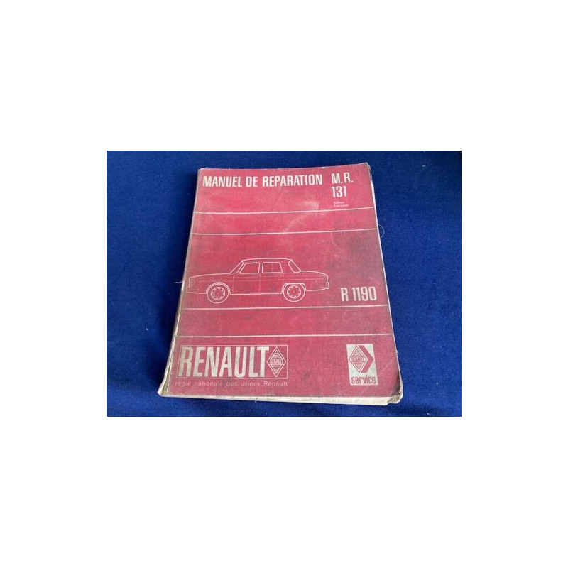 MANUEL REPARATION RENAULT 10 MR131