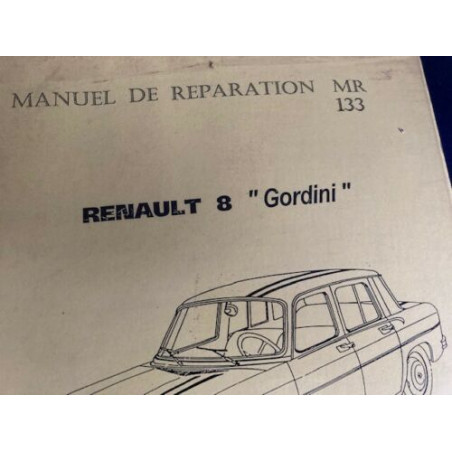 MANUEL DE REPARATION MR133 RENAULT 8 GORDINI R1135 NEUF