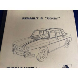 MANUEL DE REPARATION MR133 RENAULT 8 GORDINI R1135 NEUF